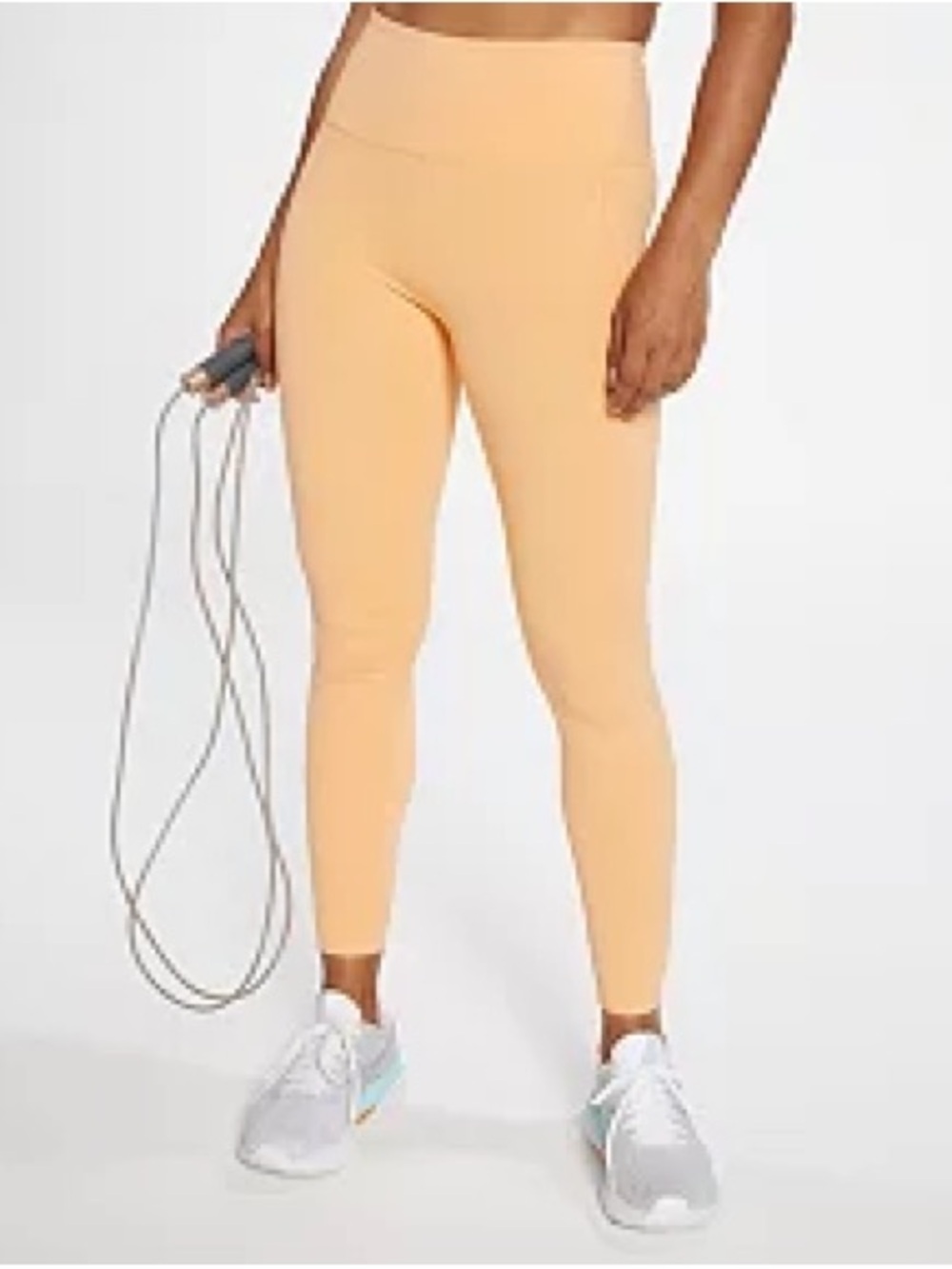 Sage High-Waist Peach Leggings - Smooth Active Fit